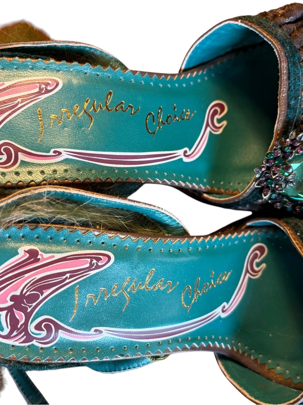 Fantastic Irregular Choice Fringed Heels Size 8 - Picture 7 of 12